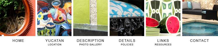 Casa del Pocito vacation rental in Merida Yucatan Mexico